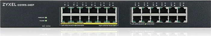 Zyxel GS1915 Desktop Gigabit Smart Switch, 24x RJ-45, 130W PoE+