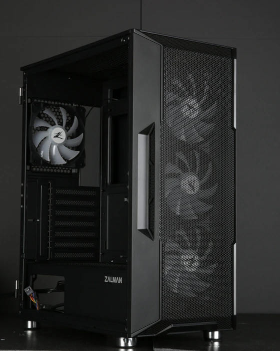 Zalman i3 Neo, schwarz, Glasfenster