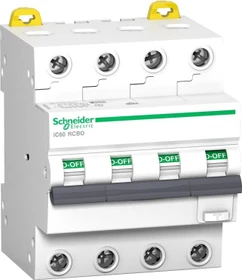 Schneider Electric FI/LS-Schalter iC60N, 4P, 16A, C-Char., 30mA, Typ A, 6kA