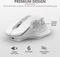 Trust Ozaa Rechargeable Wireless Mouse weiß, USB Vorschaubild