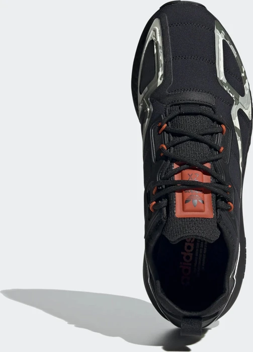 adidas ZX 2K Boost core black/collegiate orange (Herren)