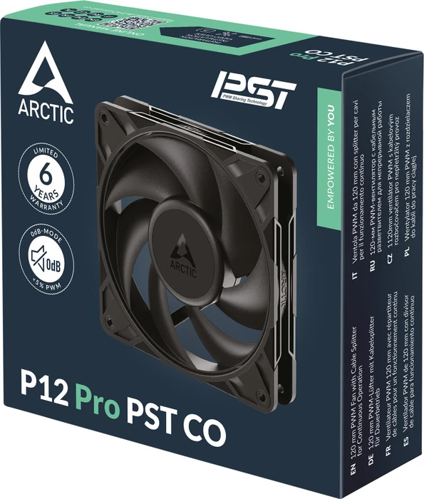 ARCTIC P12 Pro PST CO, schwarz, 120mm