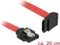 DeLOCK SATA 6Gb/s Kabel rot 0.2m, oben gewinkelt Vorschaubild