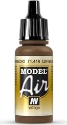 Vallejo Model Air 418 ijn medium brown, 17ml