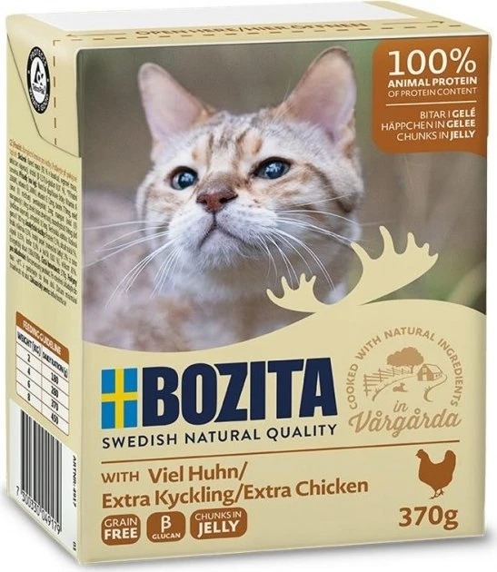 Bozita Häppchen in Gelee mit viel Huhn, 370g