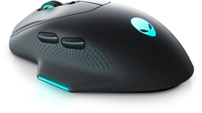 Dell Alienware AW620M Wireless Gaming Mouse, Dark Side Of The Moon, USB