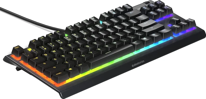 SteelSeries Apex 3 TKL, schwarz, LEDs RGB, USB, DE
