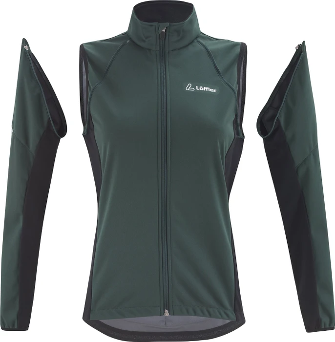 Löffler San Remo Zip-Off AB Light Fahrradjacke forest (Damen)