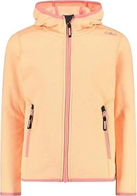 CMP Knit-Tech Meliert Fleece Jacke melone/pesca/bianco (Junior)