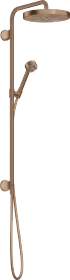 Hansgrohe Axor One Showerpipe 280 1jet Unterputz brushed red gold