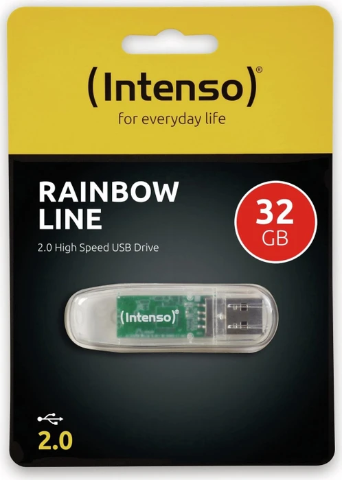 Intenso Rainbow Line 32GB, USB-A, USB 2.0, 5er-Pack
