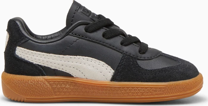 Puma Palermo Leather puma black/feather gray/gum (Junior)