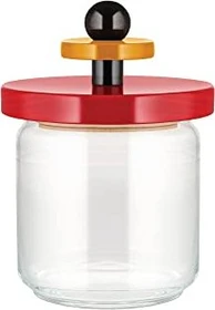 Alessi ES16 Aufbewahrungsbehälter 750ml rot/gelb/schwarz