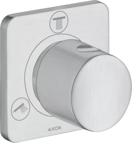 Hansgrohe Axor Citterio M Ab- und Umstellventil Trio/Quattro brushed chrome