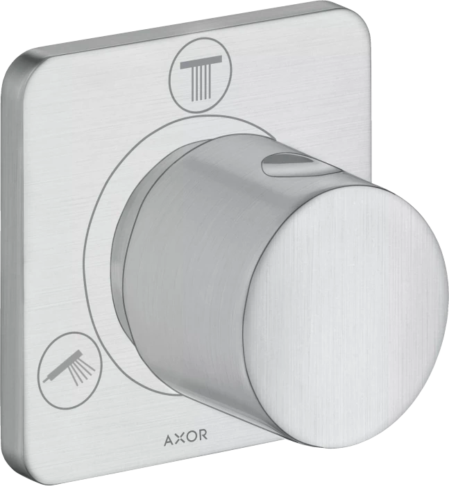 Hansgrohe Axor Citterio M Ab- und Umstellventil Trio/Quattro brushed chrome