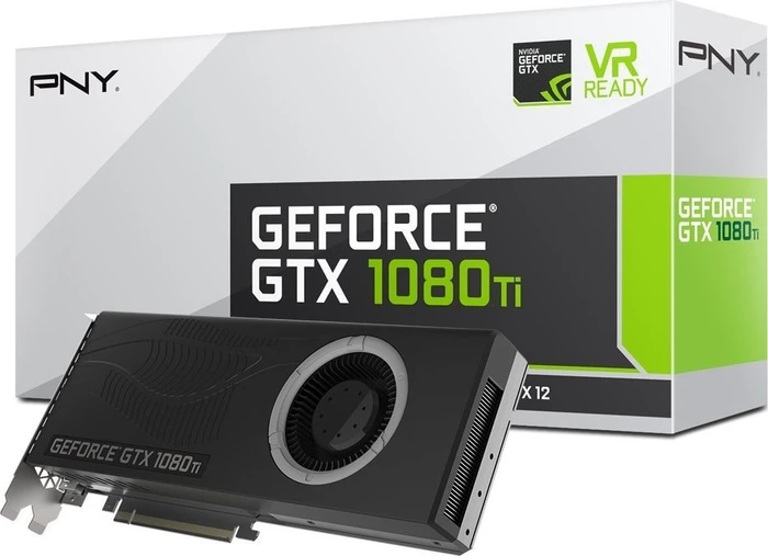 PNY GeForce GTX 1080 Ti Blower, 11GB GDDR5X, HDMI, 3x DP
