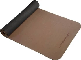 Deuser TPE Yogamatte cappuccino/dunkelbraun