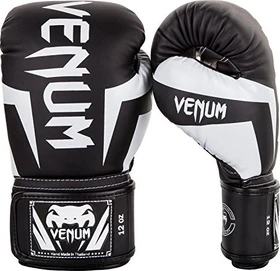 Venum Elite Boxhandschuhe schwarz/weiß