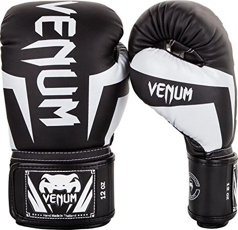 Venum Elite Boxhandschuhe schwarz/weiß