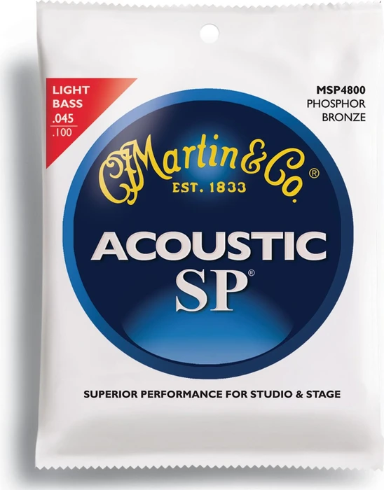Martin SP Acoustic Bass 92/8 Phosphor Bronze Light