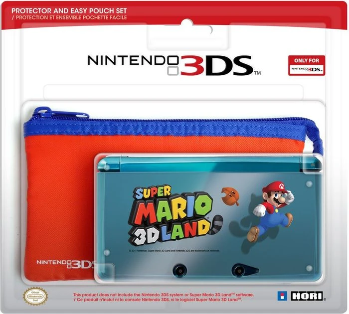 Hori Nintendo 3DS Mario 3D Land Protector & Easy Pouch Set (DS)