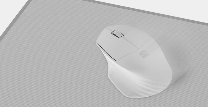 Natec Colors Series Mouse Pad Stony Grey, 300x250mm, grau