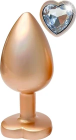 Dream Toys Gleaming Love Plug large pearl gold