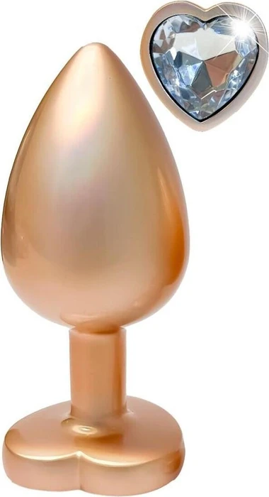 Dream Toys Gleaming Love Plug large pearl gold