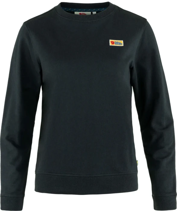 Fjällräven Vardag Sweatshirt schwarz (Damen)