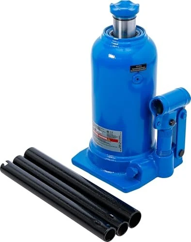 BGS technic Hydraulischer Flaschen-Wagenheber mit Doppelkolben, 5t