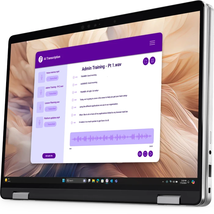 Dell Pro 14 Plus 2-in-1 PB14250, grau, Core Ultra 5 236V, 16GB RAM, 512GB SSD, DE