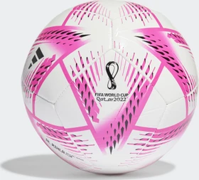adidas Al Rihla FIFA WM 2022 Club Fußball white/team shock pink/black