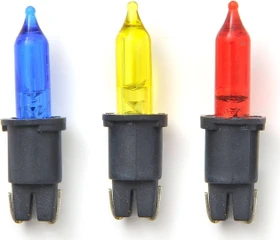 Konstsmide LED Ersatzbirne für Weihnachtsbeleuchtung bunt 3V 0.06W, 3 Stück