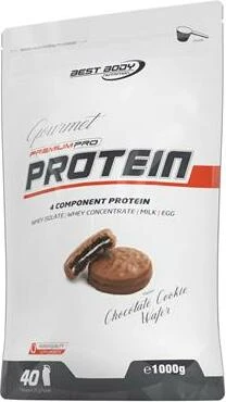Best Body Nutrition Gourmet Premium Pro Protein Chocolate Cookie Wafer 1kg