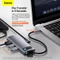 Baseus Metal Gleam 6-in-1 Hub, USB-C 3.0 [Stecker] Vorschaubild