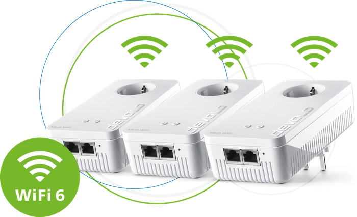 devolo Magic 2 WiFi 6 Mesh Multiroom Kit, 3er-Pack