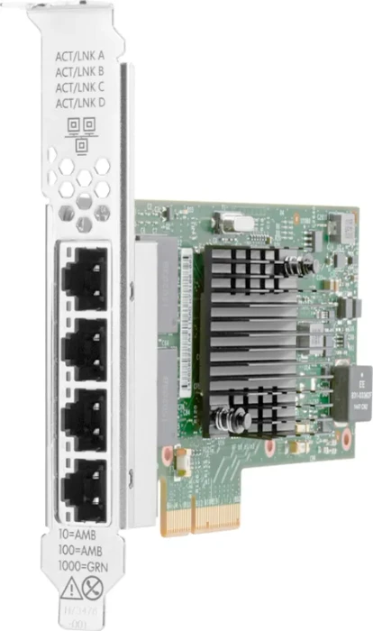 HPE Broadcom BCM5719 Ethernet 1Gb 4-port BASE-T Adapter (P51178-B21) Image