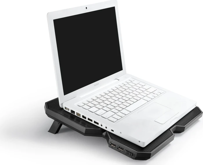 DeepCool Multi Core X6, Notebook-Stand/Notebook-Kühler bis 15.6", schwarz