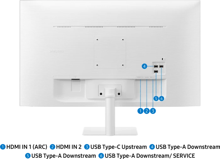 Samsung Smart Monitor M7 M70F, weiß, 32"