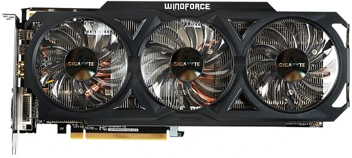 GIGABYTE Radeon R9 280X Windforce 3X (Rev. 2.0), 3GB GDDR5, DVI, HDMI, 2x mDP