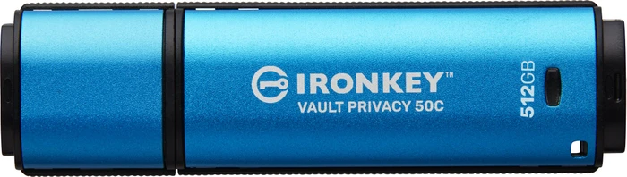 Kingston IronKey Vault Privacy 50C 512GB, USB-C, USB 3.2 Gen 1×1