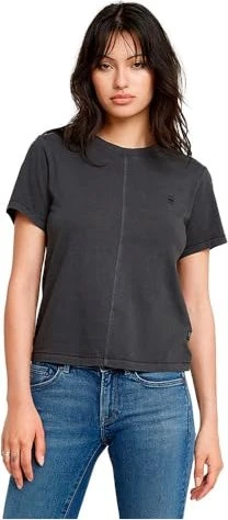 G-Star Front Seam T-Shirt kurzarm schwarz (Damen)