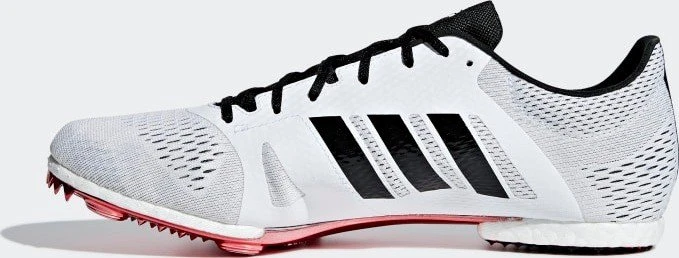adidas Adizero Middle Distance Spike ftwr white/core black/shock red