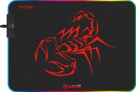 Marvo Scorpion MG08 RGB Gaming Mousepad M schwarz/rot