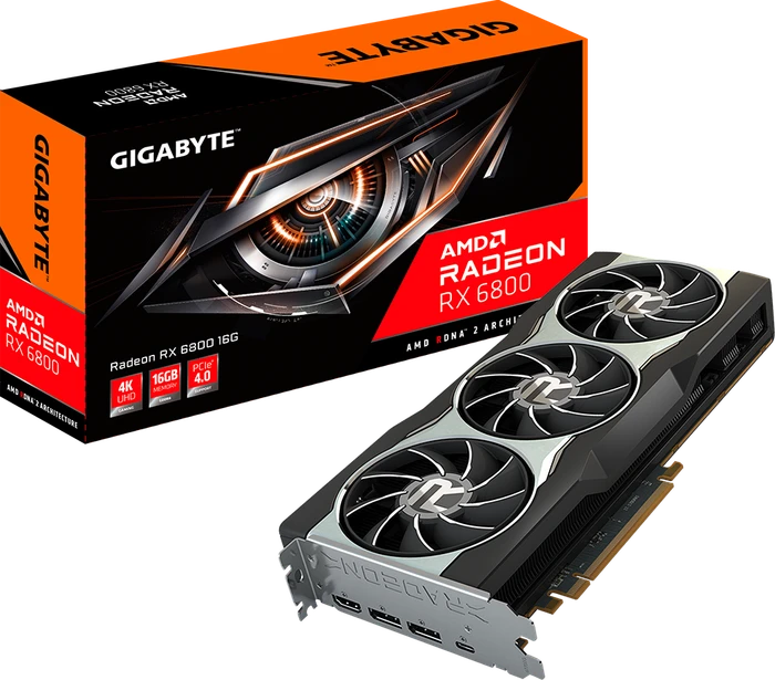 GIGABYTE Radeon RX 6800 16G, 16GB GDDR6, HDMI, USB-C, 2x DP