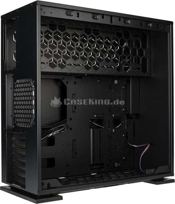 In Win 303i ASUS Edition, schwarz, Glasfenster