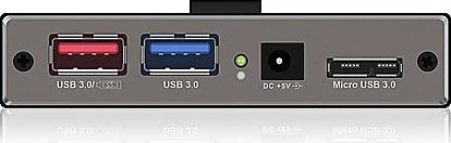 RaidSonic Icy Box IB-AC617 USB-Hub, 7x USB-A 3.0, USB 3.0 Micro-B [Buchse]