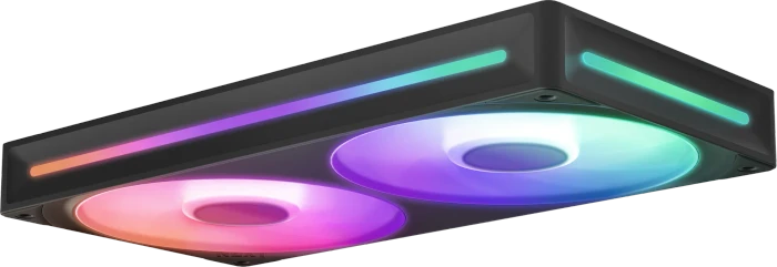 NZXT F Series F240 RGB Core Single-Frame Fan Unit, Matte Black, schwarz, LED-Steuerung, 240mm