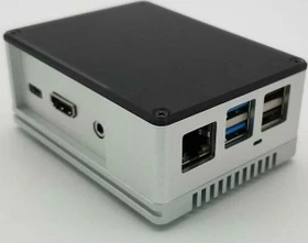 Gehäuse ecoPI PRO LP für ROCK Pi 4, silber