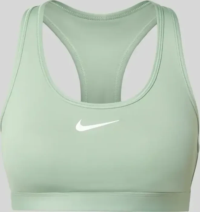 Nike Swoosh Medium Support Sport-BH steam/white (Damen)